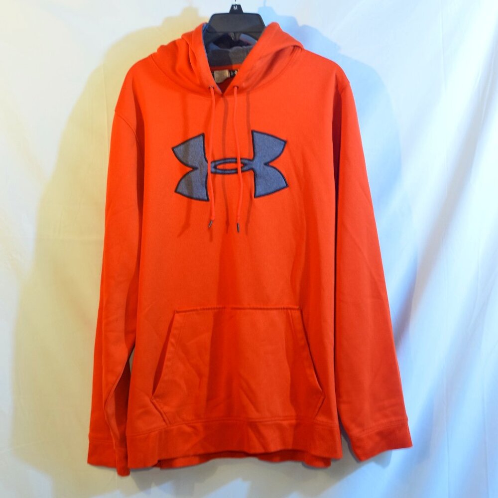Under Armour Red Hoodie 2xl Pullover Sweater